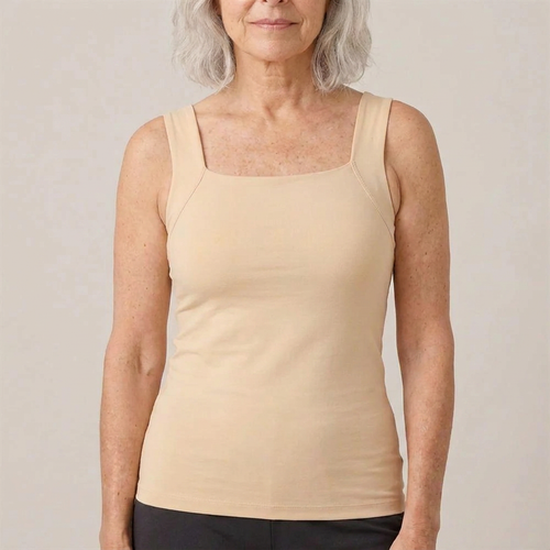 Front view of the nude Comfort Tank