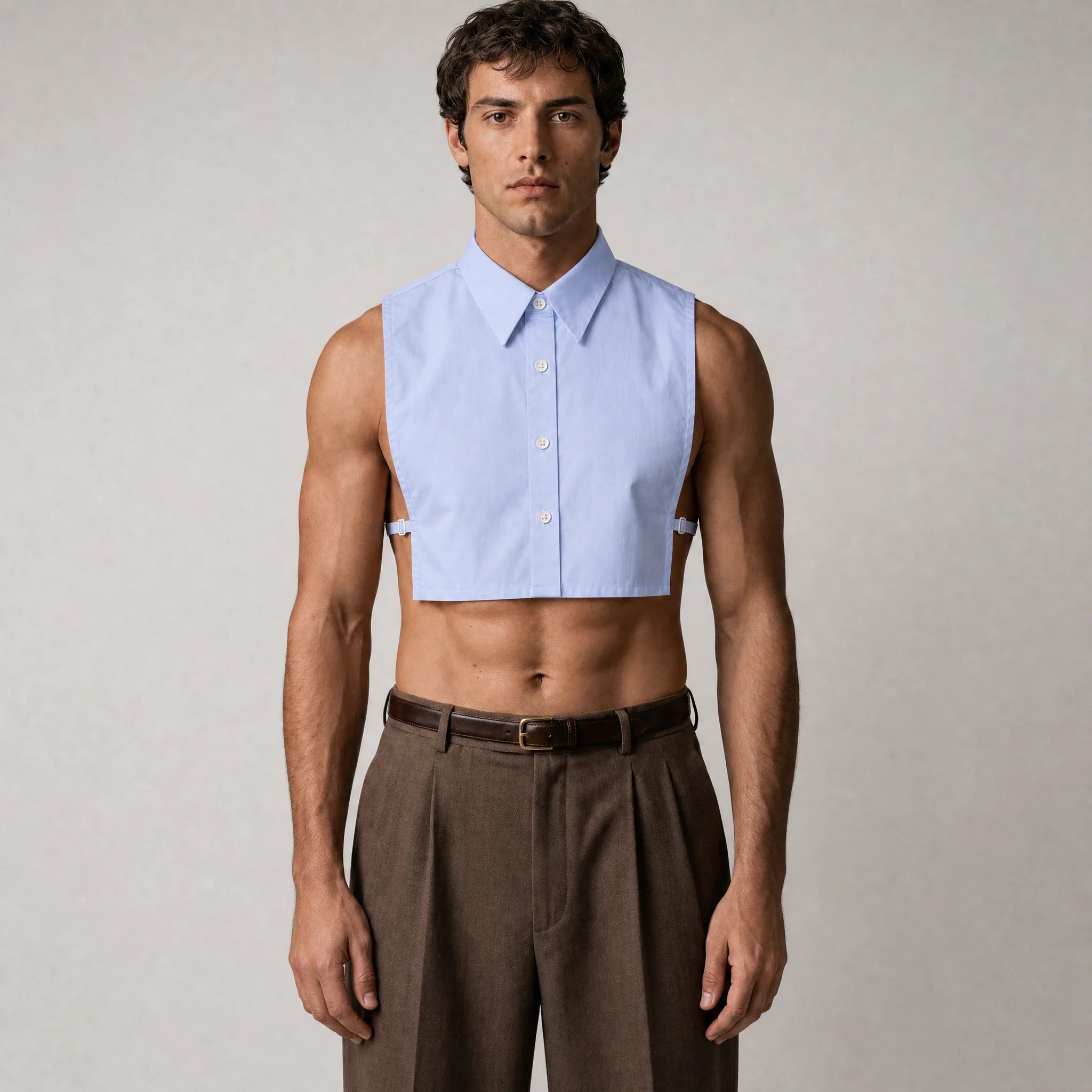 Worn without the outer layer — Soft Blue
