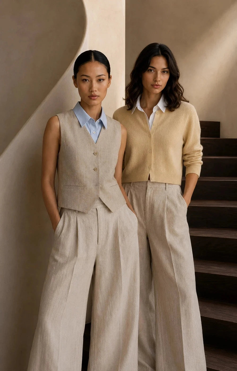 The Classic Collar styled for women